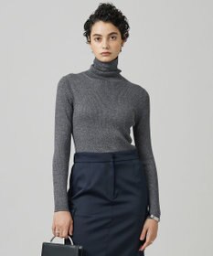 ICB 【CLASSY.1月号掲載・新色追加・洗える】エクストラファインメリノ タートルネックプルオーバー