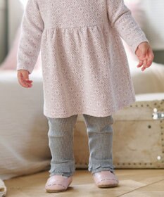 組曲 KIDS 【80-90㎝】 フロストフラワージャガード セットアップ