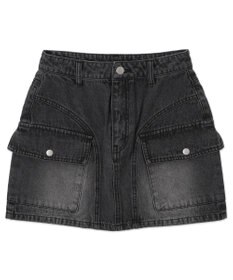 WEGO ヴィンテージウォッシュカーゴミニスカート