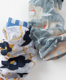 TRICOTE ツバキ柄ソックス