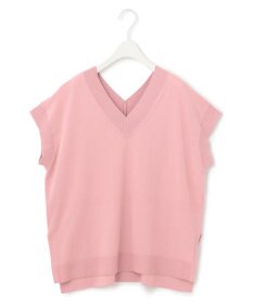 ICB 【洗える】 ガスコットンハイゲージ Vネックニット