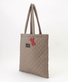 LA BAGAGERIE 【LA BAGAGERIE×HELLO KITTY】リボンチャーム付き　キルティングトート
