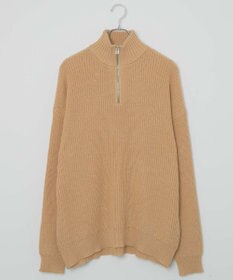 WEGO オーバーフィットハーフジッププルオーバー