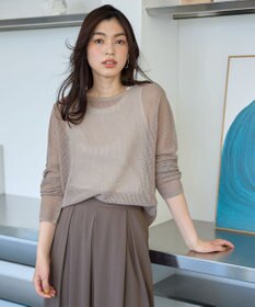 ANY 【アンチピリング】メッシュニットプルオーバー