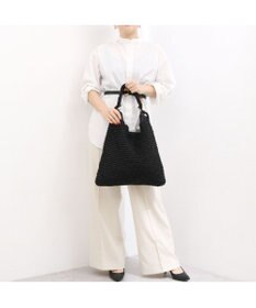 UNBILLION カシュカシュ cachecache / パラコードハンドルクロッシェトート カゴバッグ