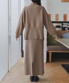 Tiaclasse 【2点セット】ニットトップス＋スカートセットアップ