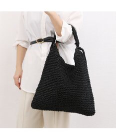 UNBILLION カシュカシュ cachecache / パラコードハンドルクロッシェトート カゴバッグ