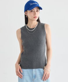 earth music&ecology 前後2WAYスリット釦タンクトップ