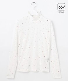 23区GOLF 【WOMEN】肌に優しいコットン100%【ストレッチ/UVケア】マイルドドライ総柄インナー