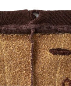 MIKI HOUSE HOT BISCUITS 【70-100cm】 シュクリーム素材 顔ドン あったかベビースパッツ