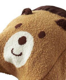 MIKI HOUSE HOT BISCUITS 【70-100cm】 シュクリーム素材 顔ドン あったかベビースパッツ