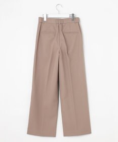 自由区 L 【洗える】コットンダブルクロスストレート パンツ