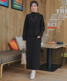 Tiaclasse 【2点セット】ニットトップス＋スカートセットアップ