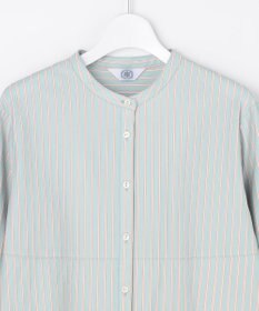 J.PRESS LADIES ストライプジャージー フリル カットソー