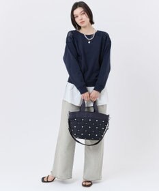 LeSportsac BUCKET TOTE W PEARLS/ディープシーパール