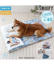 PET PARADISE スヌーピー クール ロールマット 《サーフ柄》 Ｌ