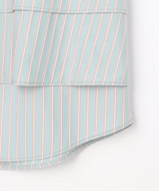 J.PRESS LADIES ストライプジャージー フリル カットソー