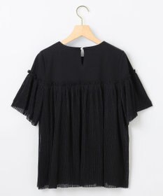 組曲 S プリーツコンビ5分袖 カットソー