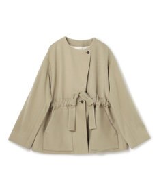 BEIGE， LABBOCK / ウール混2WAYショートコート