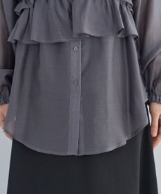 Green Parks ＳＥＴ２点フリルビスチェ＋シャツチュニック