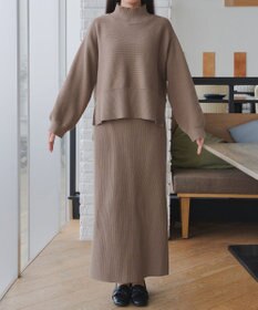 Tiaclasse 【2点セット】ニットトップス＋スカートセットアップ