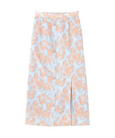CRAFT STANDARD BOUTIQUE フラワープリントスリットロングスカート