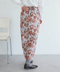 CRAFT STANDARD BOUTIQUE フラワープリントスリットロングスカート