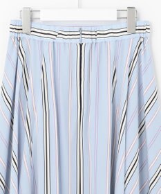 自由区 L 【WEB限定】ランダムストライプ セットアップワンピース