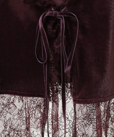 CRAFT STANDARD BOUTIQUE ベロアレース付きベスト