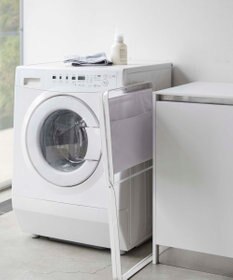 tower 折り畳み高床式ランドリーバスケット タワー ホワイト