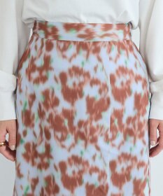 CRAFT STANDARD BOUTIQUE フラワープリントスリットロングスカート
