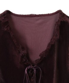 CRAFT STANDARD BOUTIQUE ベロアレース付きベスト