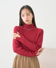 earth music&ecology 【イージーケア】【洗濯機洗い可】レンチング(TM)エコヴェロ(TM)(リブタートル)