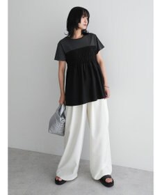 Green Parks シャーリングサテンドッキングプルオーバー