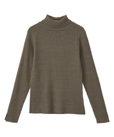 earth music&ecology 【イージーケア】【洗濯機洗い可】レンチング(TM)エコヴェロ(TM)(リブタートル)