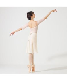 Chacott ◎【Nela ライン】ハーフスリーブレオタード