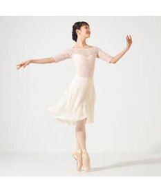 Chacott ◎【Nela ライン】ハーフスリーブレオタード