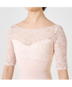 Chacott ◎【Nela ライン】ハーフスリーブレオタード