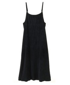 Green Parks ベロアプリーツキャミワンピース