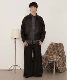 WEGO センタータックバギーフレアデニム