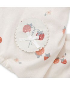 PET PARADISE ペットパラダイス やさしい ロンパース 《花苺柄》 小型犬