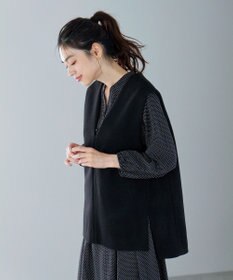 ANY フェイクウールベスト