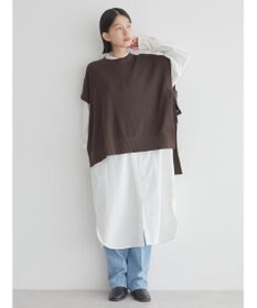 AMERICAN HOLIC ＳＥＴ　シャツワンピース＋ニットベスト