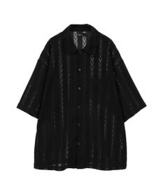 CRAFT STANDARD BOUTIQUE レースオープンカラーシャツ