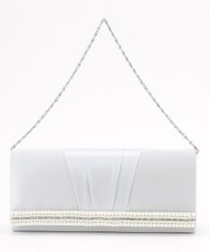 ANY SIS 【2WAY】パール調ラインクラッチ バッグ