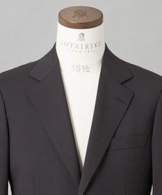 GOTAIRIKU リクルート/フレッシャー/成人式にもおすすめ【しわになりにくい/ストレッチ】ストレッチギャバジン スーツ_ブラック
