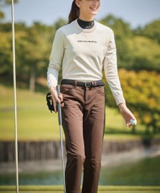 ZERO HALLIBURTON 【防透け加工】アンチシースルーパンツ 82750 洗濯可能 撥水 ストレッチ素材 ゴルフ ZHG-W11a