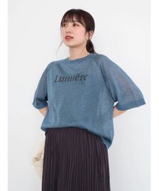 Green Parks シアーロゴニットプルオーバー