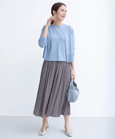 組曲 【UVケア・接触冷感】MINA ニットカーディガン