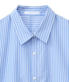 Green Parks イージーケアストライプシャツ